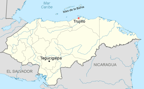 Imagen por <a href='http://commons.wikimedia.org/wiki/File:Trujillo_en_Honduras.png'>Addicted04 (Wikimedia)</a>